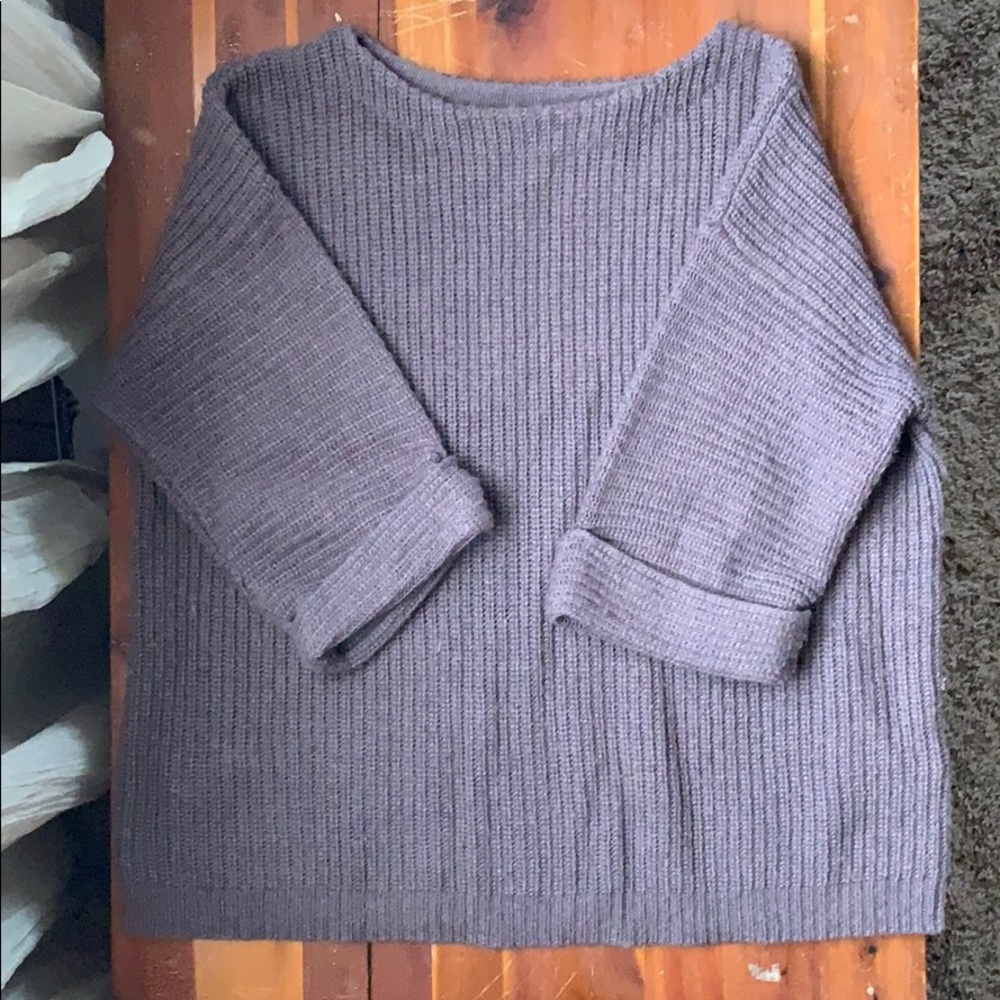 Crop J.Crew Knit Sweater